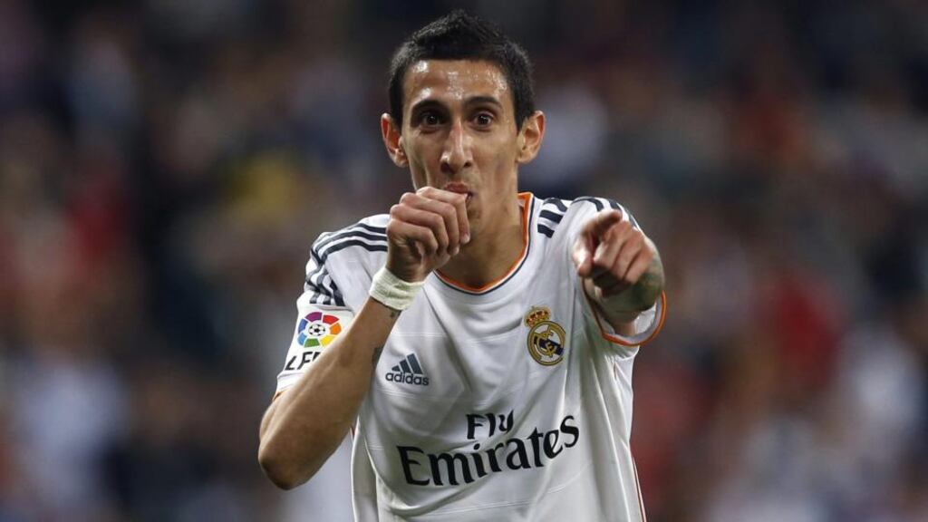 Former Real Madrid midfielder Angel di Maria has joined Manchester United for €75 million. Photograph: Javier Lizon / EPA