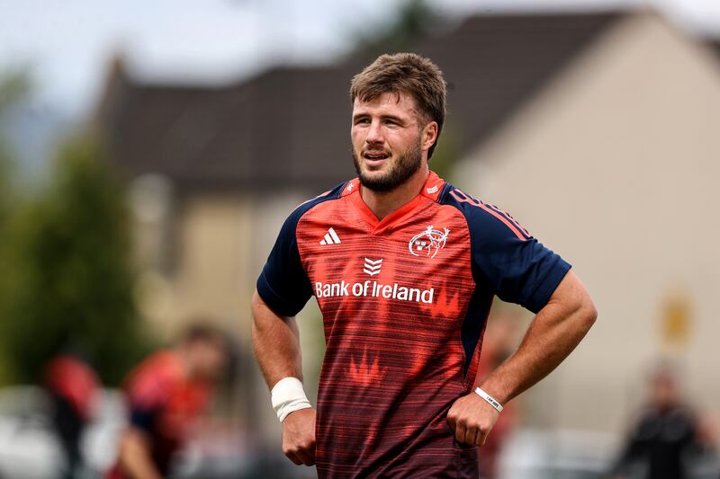Alex Nankivell is recovering from an ankle injury for Munster. Photograph: Ben Brady/Inpho
