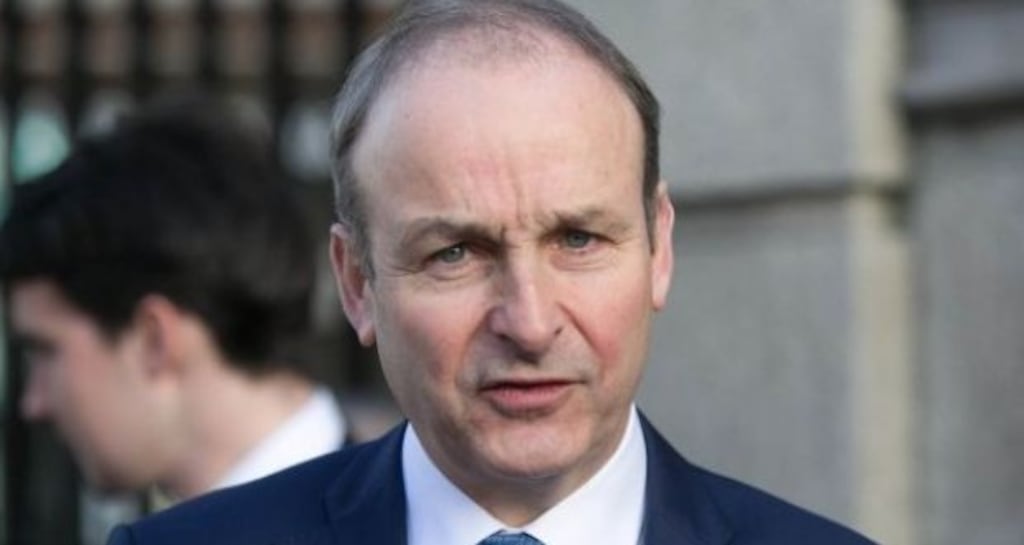 Fianna Fáil leader Micheál Martin said the talks process would not be easy but was a “hugely important one”. Photograph: Gareth Chaney/Collins