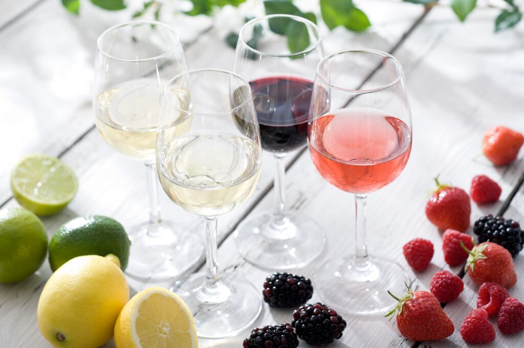 Rosé wines come into their own in summer, lighter white wines are perfect with salads, while lighter reds should be lightly chilled