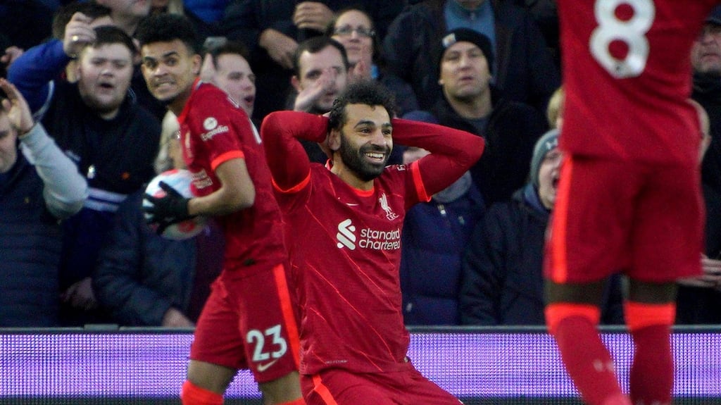 Liverpool’s Mohamed Salah was lauded by manager Jürgen Klopp as a player with the ‘right attitude’. File photograph: PA