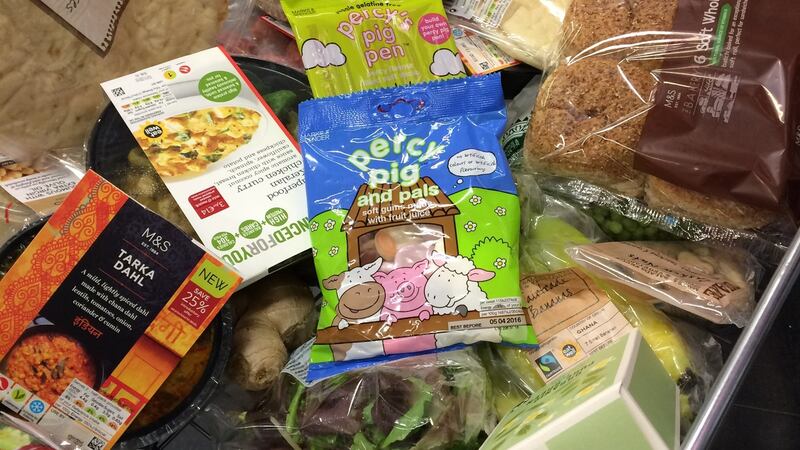 Caitríona Redmond’s M&S shop was pricey, but own-brand products helped to keep the bill down (and the Percy Pig sweets were impossible to resist)