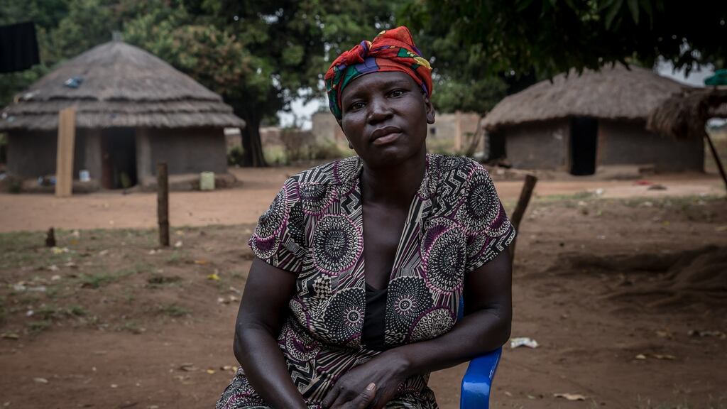 Beatrice Amono (42): Her brother and uncle were killed in the 2004 Lukodi massacre. Photograph: Sally Hayden