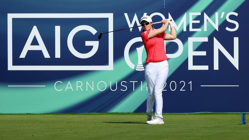 Leona Maguire rounded off another strong week with a Sunday 71 at Carnoustie. Photograph: Andrew Redington/Getty