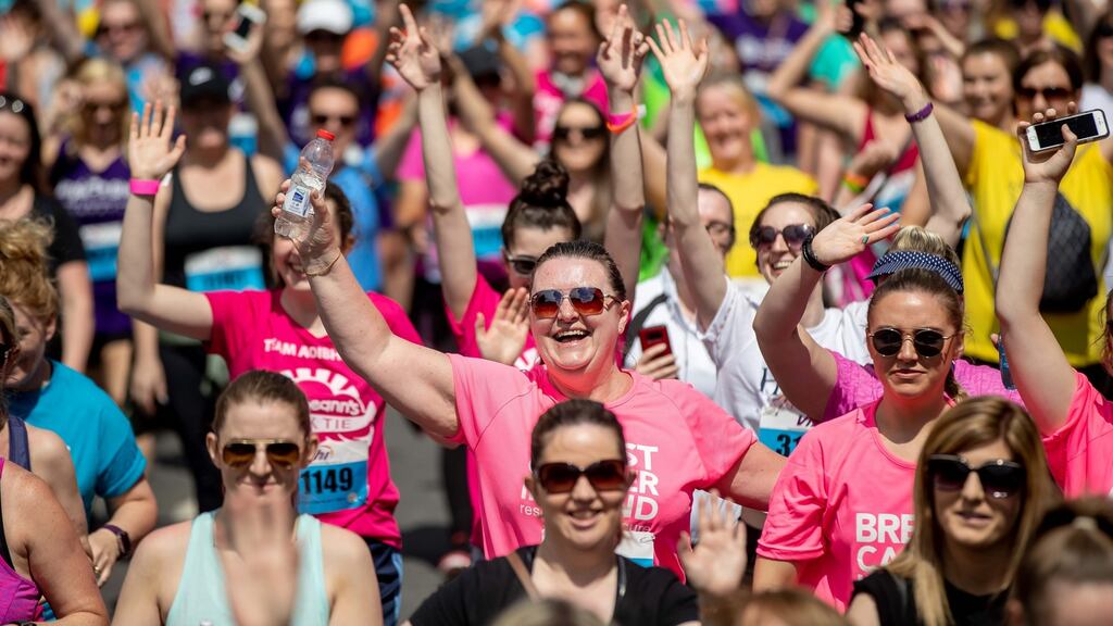 The selection of gifts in the 2018 VHI Women’s Mini-Marathon gift bag was so tone deaf it seemed like a subversive tribute to 1983, the year of the first such race. Photograph: Inpho/Morgan Treacy