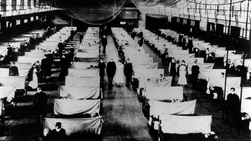 Warehouses were converted to keep the infected people quarantined. Photo: Universal History Archive/UIG via Getty Images