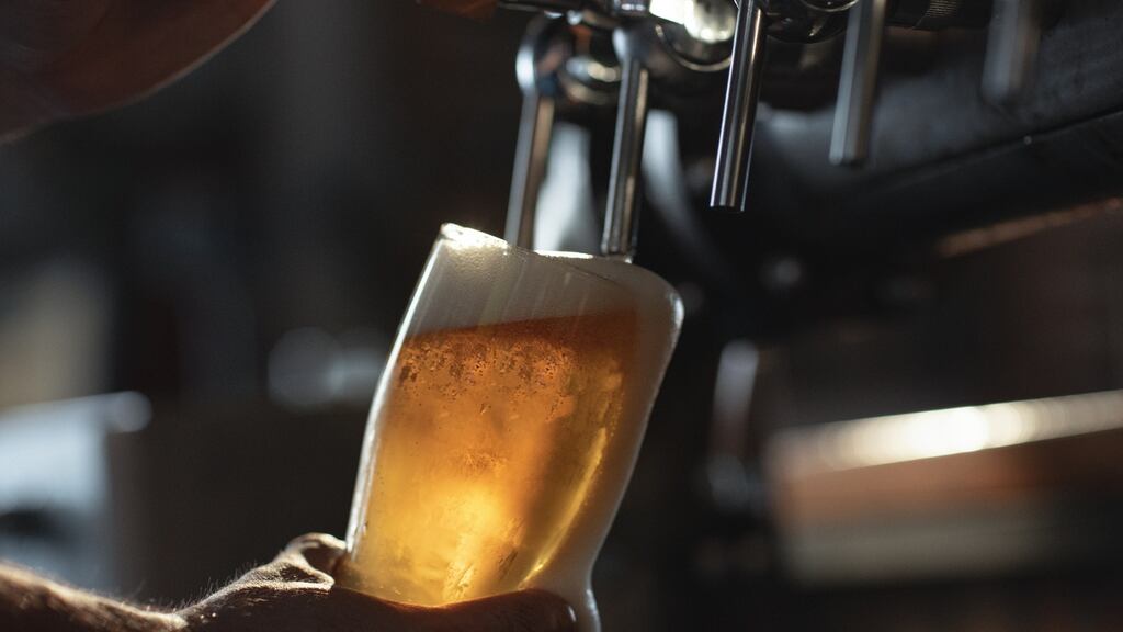 Irish beer exports fell 17 per cent last year to €254 million.