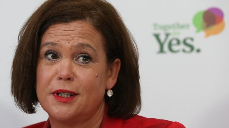 Mary Lou McDonald said that she expected to talk to both Fianna Fáil and Fine Gael about forming a government. Photograph: Niall Carson/PA Wire