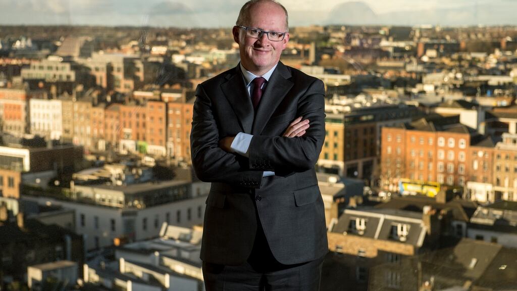 Philip Lane at the Central Bank: ‘The first and foremost point to make is that these rules are part of a new vision for how the European financial system should operate.’  Photograph: Dara Mac Dónaill