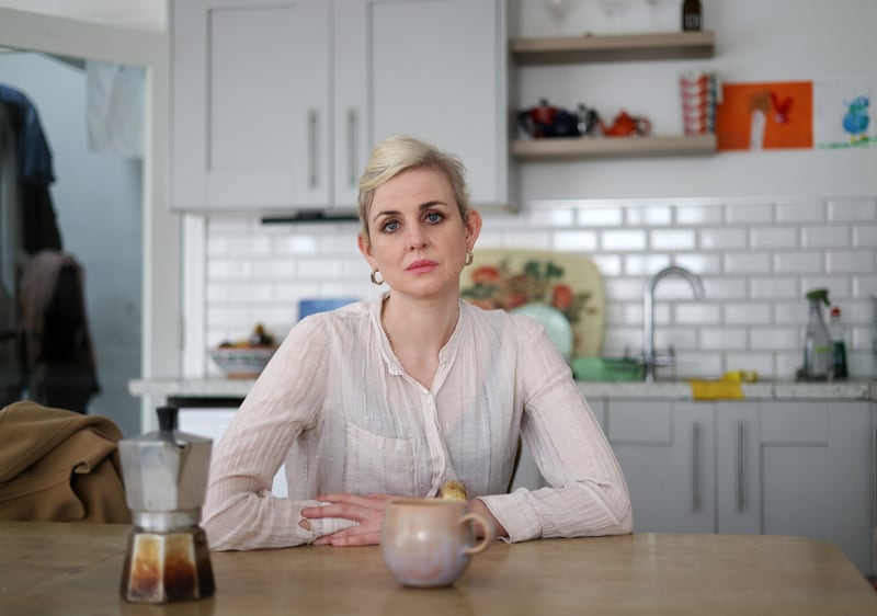 Maggie Armstrong, not contemplating a bunch of men talking about Shakespeare in the National Library. Photograph: Laura Hutton