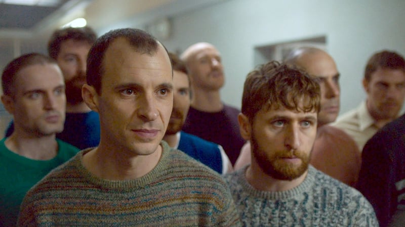 Martin McCann, Tom Vaughan-Lawlor and Aaron Monaghan in ‘Maze’