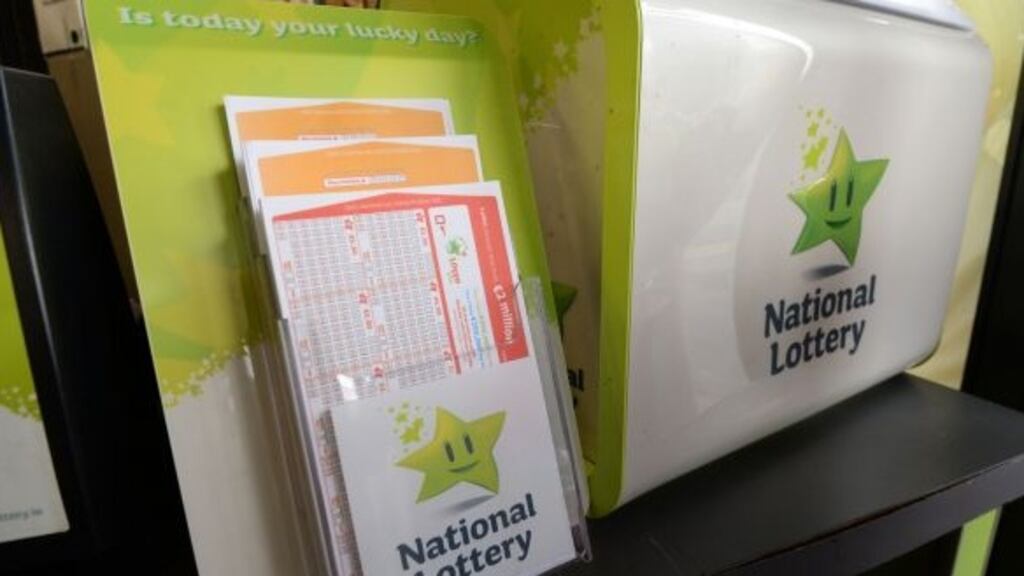 A single ticket has won the Lotto jackpot of more than €5 million. Photograph: Dara Mac Dónaill / The Irish Times