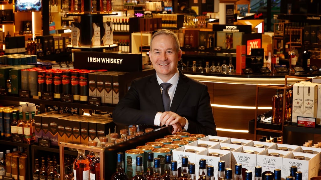 Aer Rianta chief executive Ray Hernan in the Duty Free area of Dublin Airport. Photograph: Alan Betson / The Irish Times