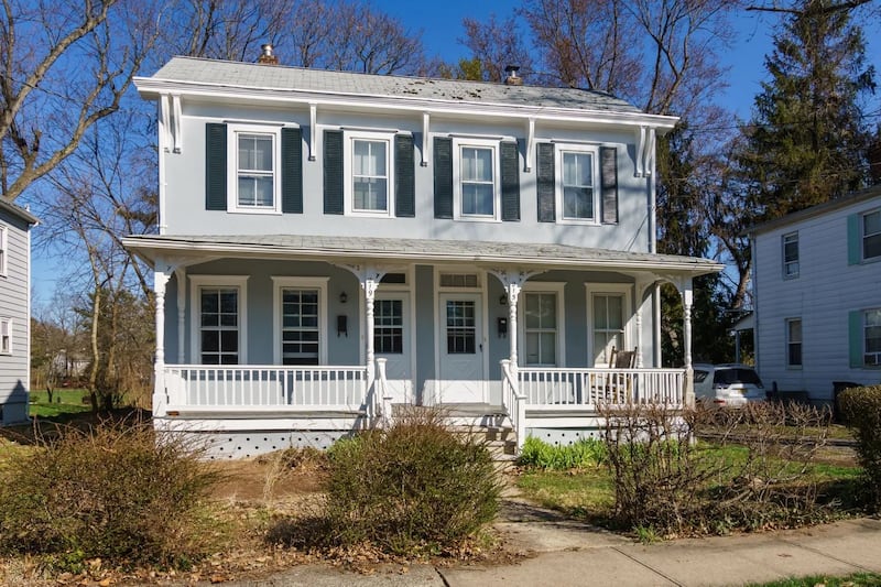 United States, New Jersey: property dating from 1920 is split into three units, with eight bedrooms overall.