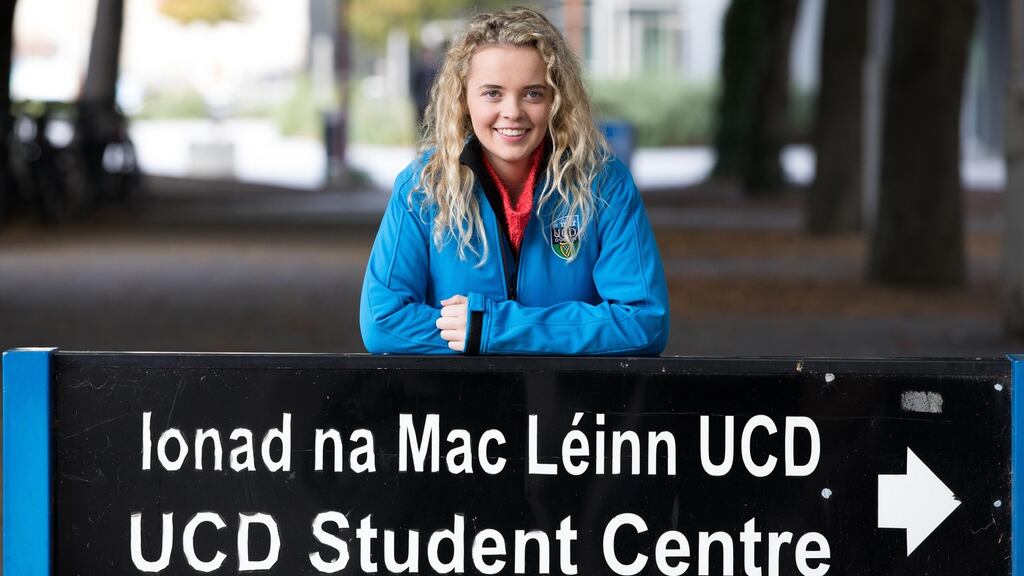 Last September Rebecca  Carter won her High Court case aimed at forcing the commission to rectify an error in the totting up of her Leaving Certificate marks before UCD closed its admissions for 2018. Photograph: Tom Honan/ The Irish Times