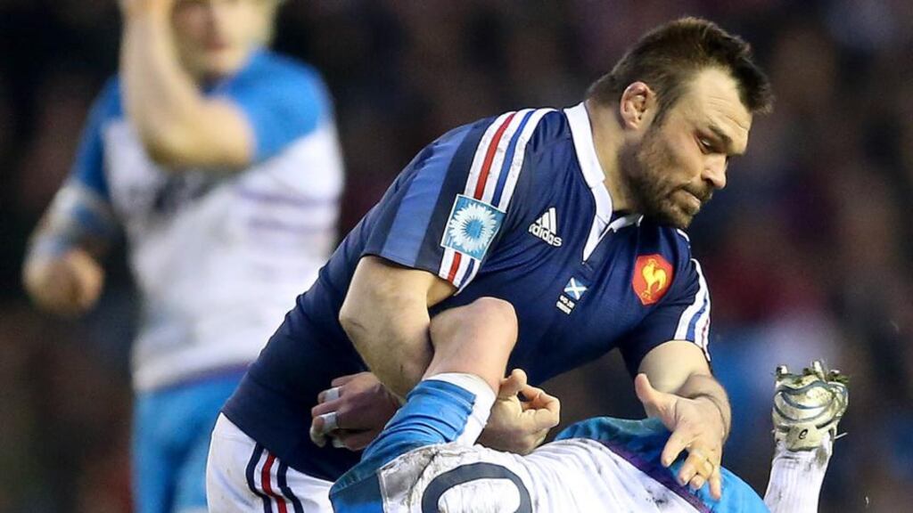 France’s Nicolas Mas. Photograph: James Crombie/Inpho