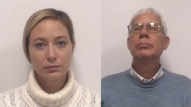 Mugshots of accused in Jason Corbett killing, Molly Martens Corbett and her father Thomas Michael Martens. Photograph: Davidson County