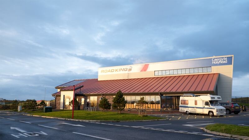 The Roadking Truckstop: for the past three years most of the truck drivers bypass the town and go straight there to eat, sleep and refuel. Photograph: Enda O’Dowd