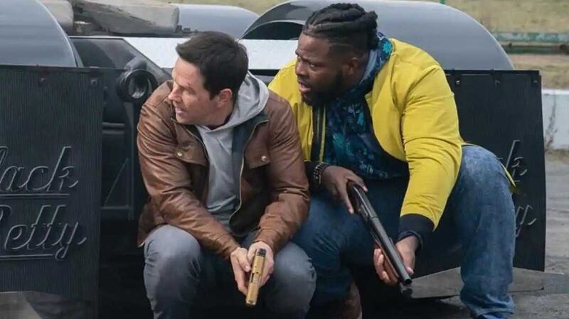 Mark Wahlberg and Winston Duke in Spenser Confidential. Photograph: Netflix