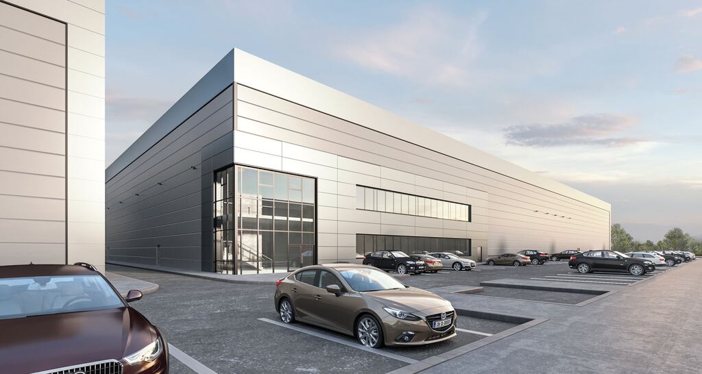 Contrail House occupies a prominent position within Dublin AirPort Logistics Park
