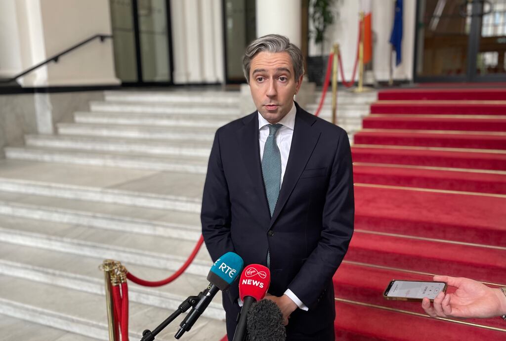 Tánaiste Simon Harris’s office confirmed he had begun to 'reach out to other European countries to ensure the renewal of the Unifil mandate in southern Lebanon'. Photograph: Gráinne Ni Aodha/PA Wire
