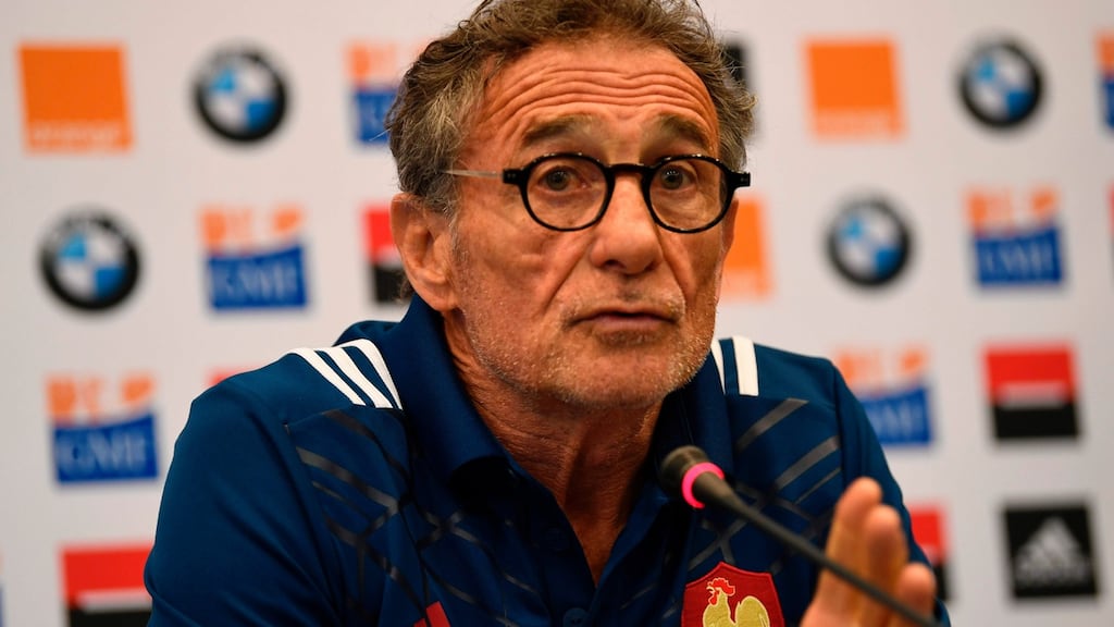Guy Noves has brought Sebastien Vahaamahina back into his France side for Saturday’s clash with Wales. Photograph: Christophe Simon/AFP