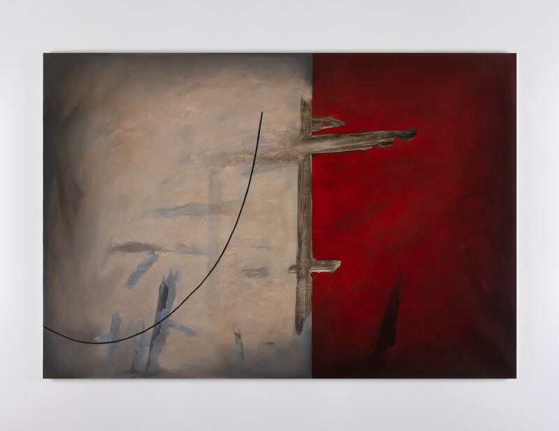 Guggi, For Winnie, 2023, oil on canvas, 90 x 130cm