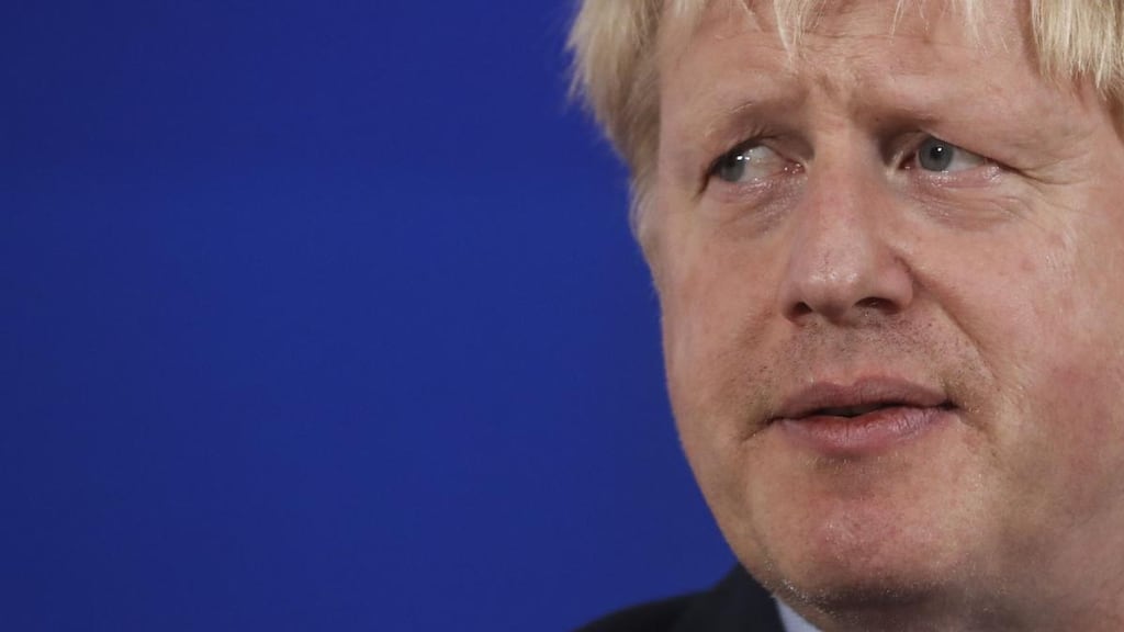 UK prime minister Boris Johnson. “This is Johnson’s deal and the one he will either get approved now or will go to the people with in an election.” Photograph: Simon Dawson/Bloomberg