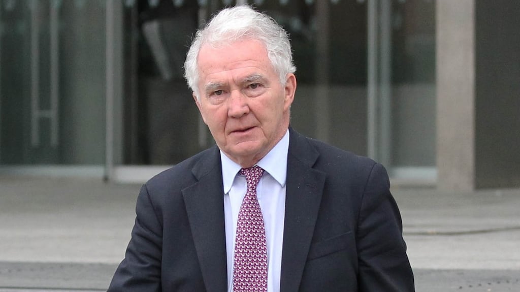 Former chairman of Anglo Irish Bank Seán FitzPatrick who is accused of misleading Anglo’s auditors between 2002 and 2007. Photograph: Collins Courts
