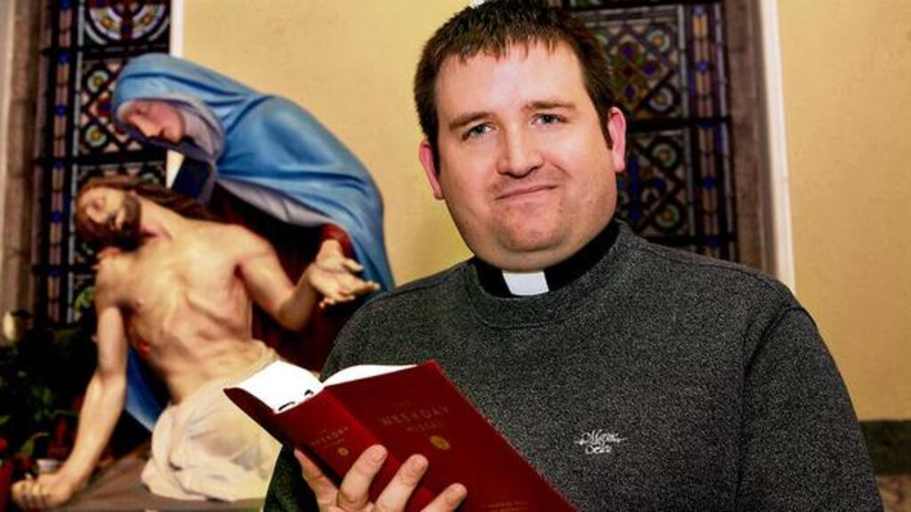 Fr Michael Kelly at St Agnes's Church, Crumlin. Photograph: Matt Kavanagh