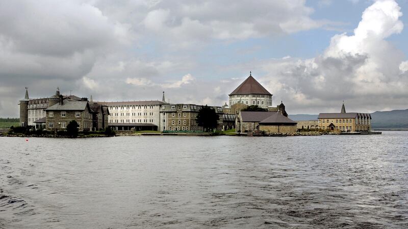 View of St Patrick’s Purgatory, Lough Derg Island. Photograph: David Sleator