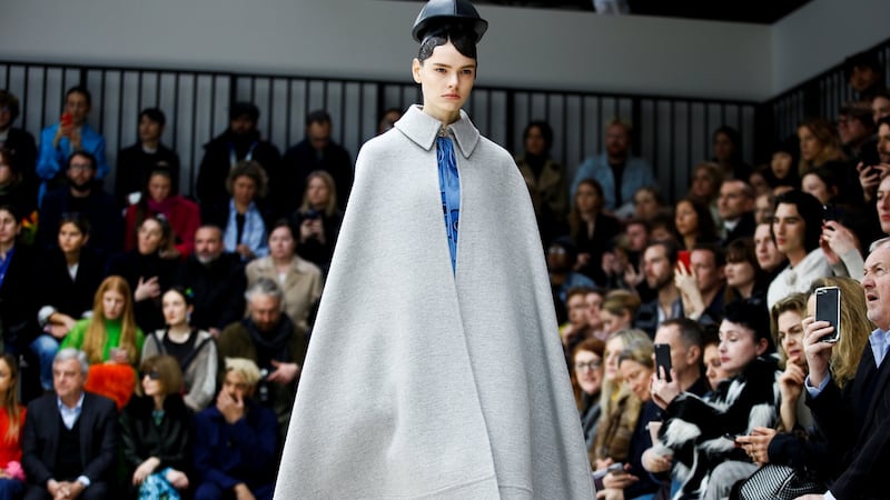 A model presents a creation during the JW Anderson catwalk show at London Fashion Week Women’s A/W19 in London, Britain February 18, 2019. Photograph: Henry Nicholls/Reuters