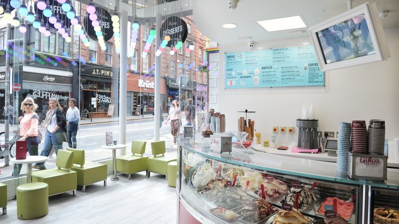 Gino’s Gelato in South Great Georges Street, Dublin. Photograph: Aidan Crawley