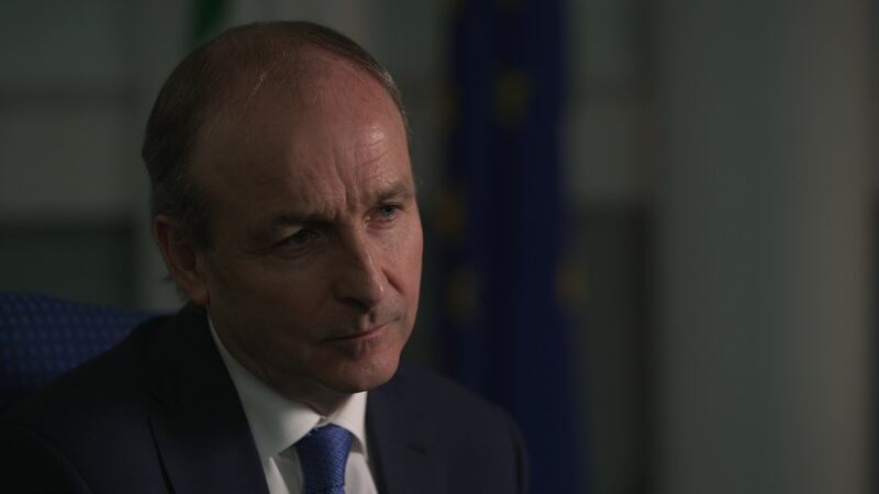 Micheál Martin in a still from the programme