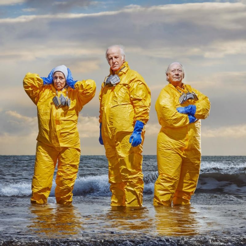 The Children: Ger Ryan, Seán McGinley and Marie Mullen in Lucy Kirkwood’s play. Photograph: Simon Burch