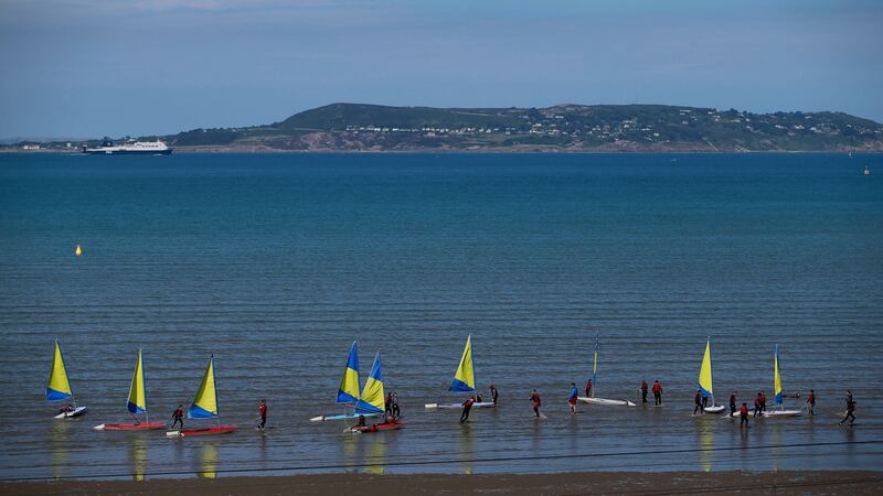 A sailing camp at Dublin Bay. Photograph: Nick Bradshaw