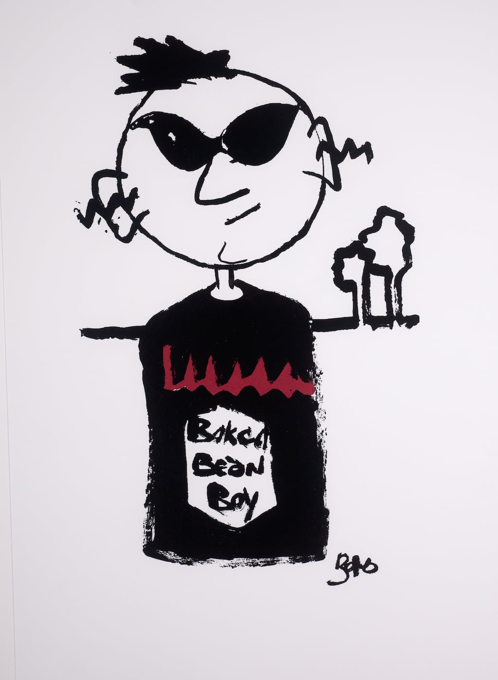 Baked Beans Boy, self-portrait by Paul Hewson (Bono), which sold for  €1,050 at Whyte’s