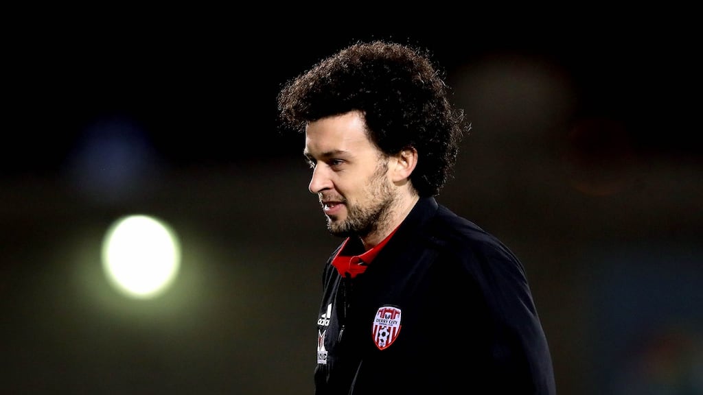Derry City’s Barry McNamee: “We now want to maintain our form and give Rovers a good game.”