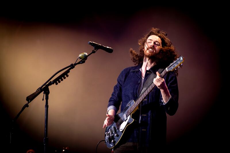 Hozier at Malahide Castle, Co Dublin. Photograph: Tom Honan