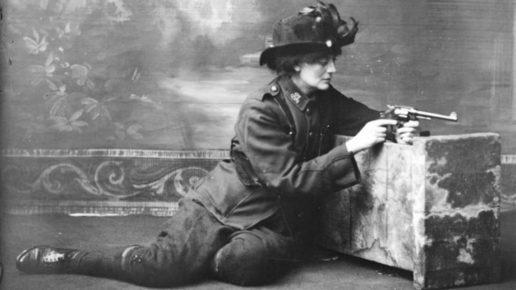 Constance Markievicz: In the National Library of Ireland you can see and feel the paper she wrote on – a few are on toilet paper of the Bronco variety – and observe for yourself the squashed handwriting as Markievicz attempted to squeeze in as much as she could into her allocated sheets of paper. There are also the doodles and drawings she made – one particularly fine one, in watercolour, shows a horse leaping over a prison wall