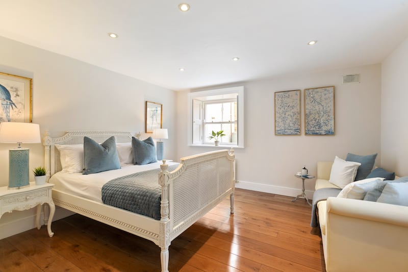 The property has four bedrooms