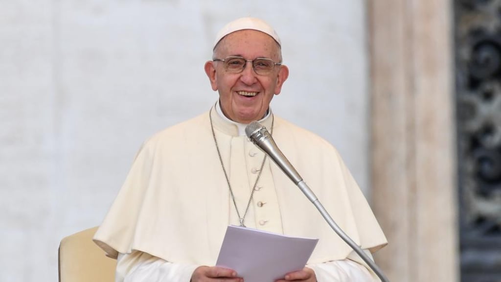 Pope Francis: a big attraction for many, but also easy to avoid this weekend. Photograph: Andreas Solaro/AFP/Getty