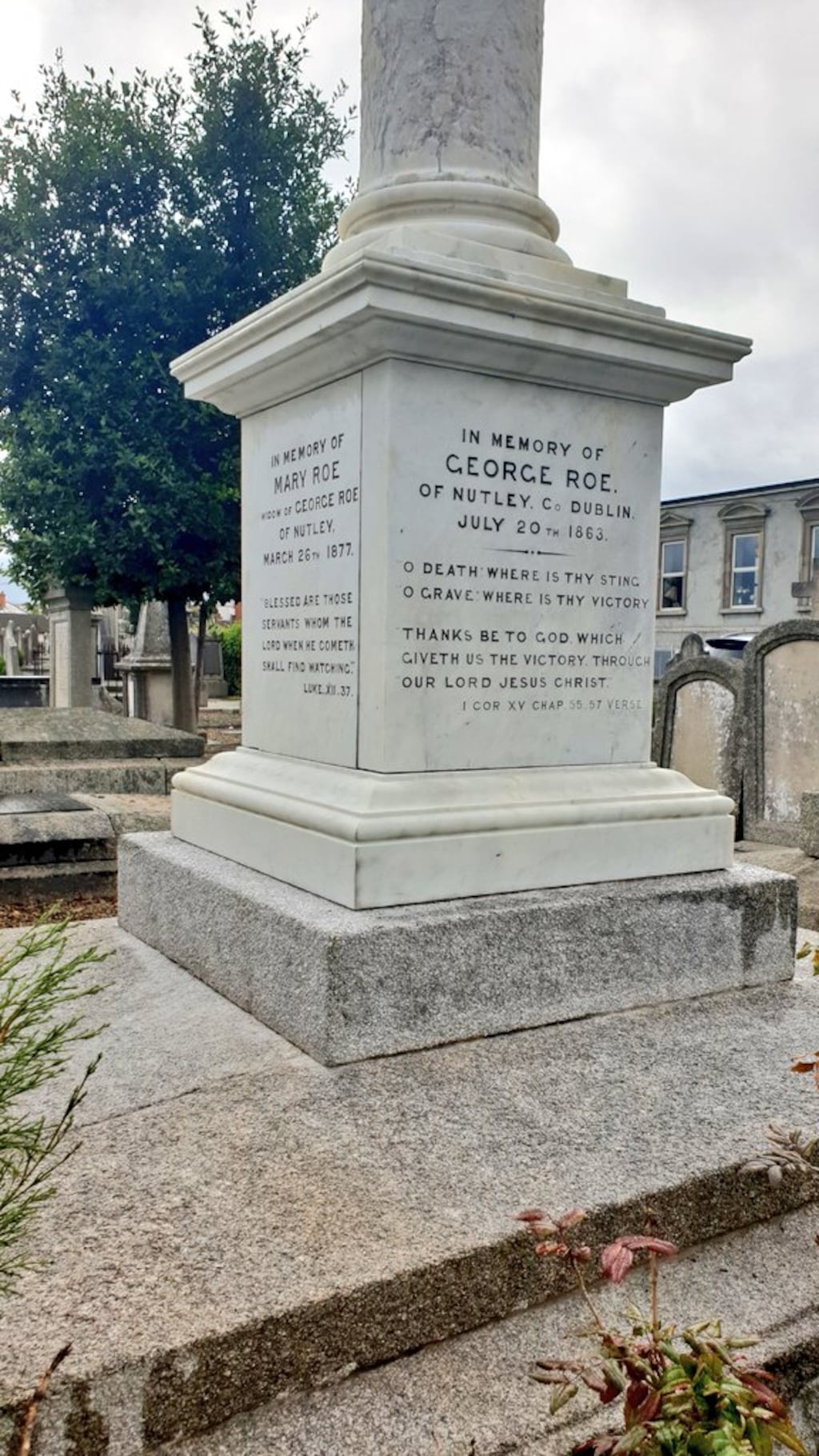 Diageo has restored the Roe tomb in Mount Jerome Cemetery in recent years