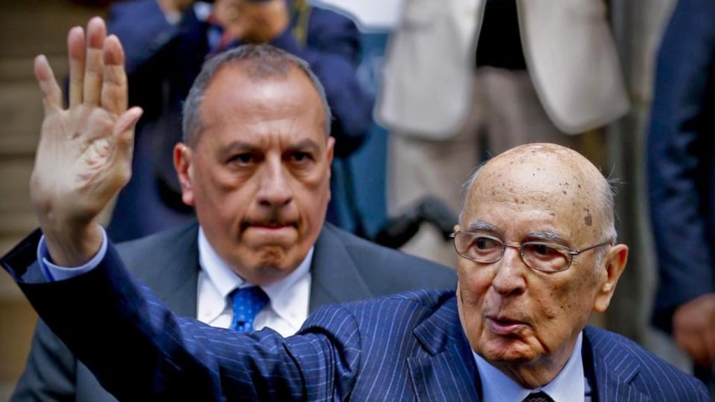 Italian president Giorgio Napolitano. Photograph: EPA/Ciro Fusco