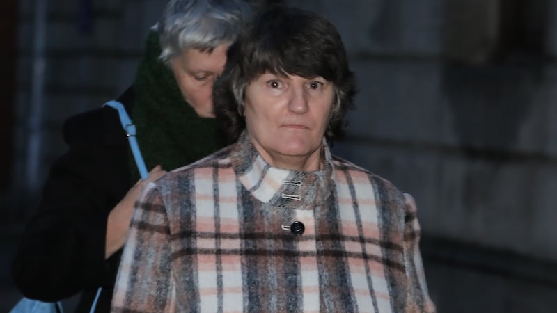 Fidelma ‘Della’ Kerrigan, from Ballyshannon, Co Donegal is pictured leaving the Four Courts. Photograph: Collins Courts.