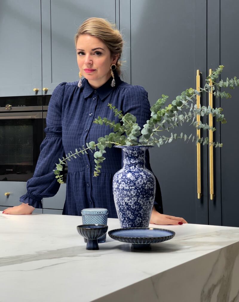 Susan McGowan Ashen & Cloud who has created a room set for the DFS inspiration design centre