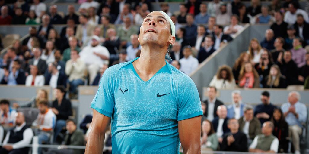 Rafael Nadal: Defeated for the first time in the first round at Roland Garros, having been largely absent for 15 months due to hip surgery. Photograph: Benoit Doppagne/Belga Mag/AFP via Getty Images