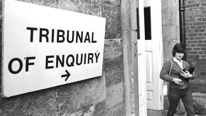 Joanne Hayes leaving the tribunal into the Kerry babies case. Photograph: Matt Kavanagh