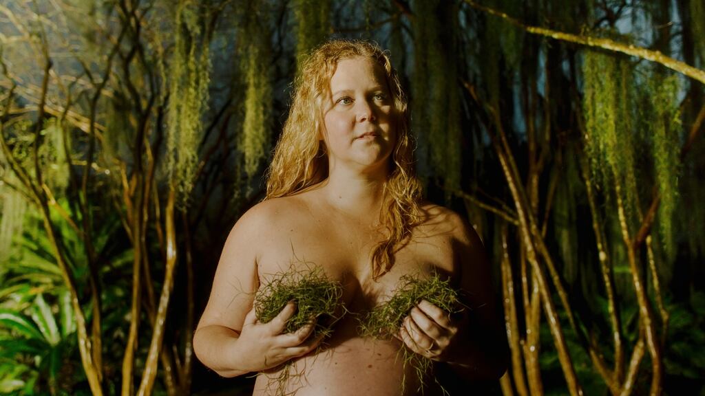 Amy Schumer in New Orleans: ‘I’m down to evolve.’ Then again, she doesn’t want to be too careful. Photograph: Heather Sten/The New York Times