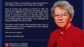 A lady laid to rest far from the Ireland she left so long ago